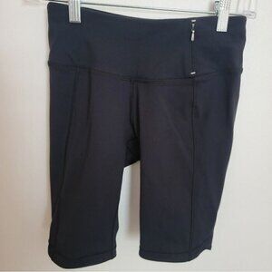 Calia XS Athletic Shorts Bermuda length Black Key Zip pocket Nylon&Spandex Fair